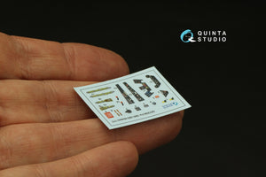 Quinta Studio QD72090 Fw 190D 3D-Printed &amp;amp; colored Interior on decal paper (IBG models) 1/72 – Bild 6