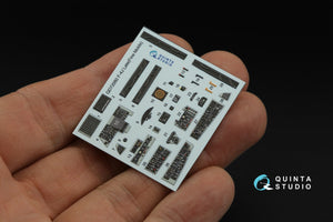 Quinta Studio QD72080 F-4J Late 3D-Printed &amp;amp; colored Interior on decal paper (Fine Molds) 1/72 – image 3