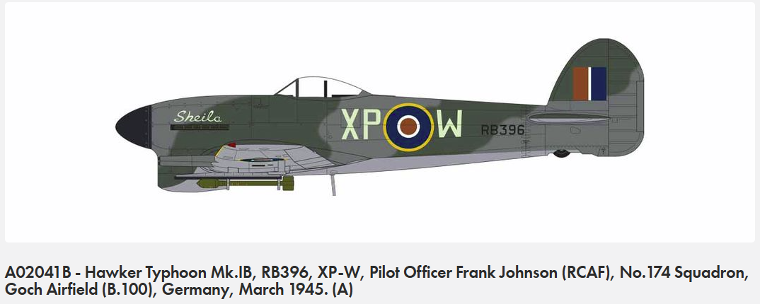 Airfix 02041B Hawker Typhoon Mk.IB 1/72 – image 3