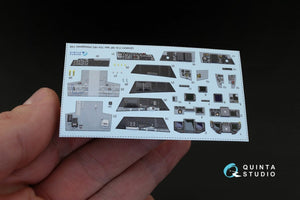 Quinta Studio QD48051 F/A-18F late / EA-18G 3D-Printed &amp;amp; colored Interior on decal paper (for Hasegawa kit) 1/48 – image 6