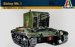 Italeri 7054 Bishop I SP Gun 1/72