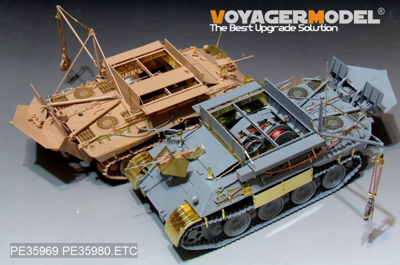 Voyager Model PE35980 WWII German Bergepanther Ausf.A (Late type,Panther G tool holders) Basic For TAKOM 2101 1/35 – image 16