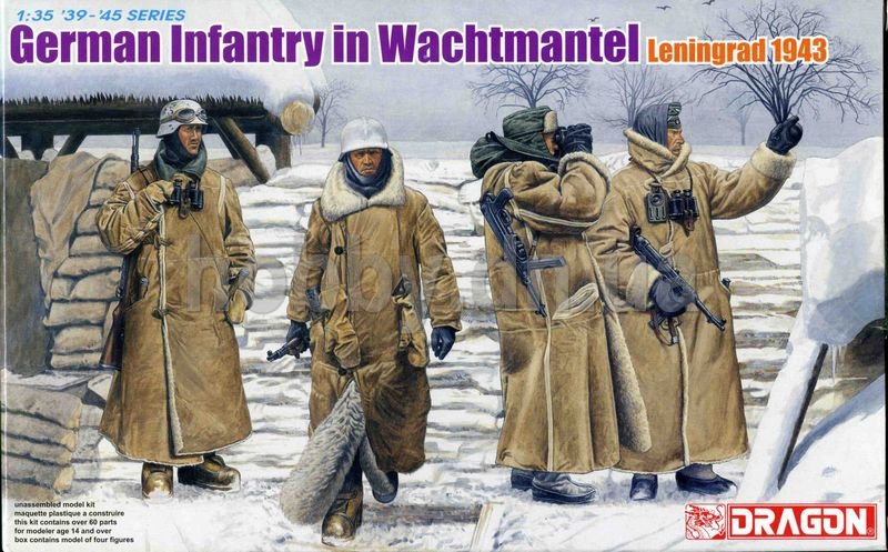 Dragon 6518 German Infantry in Wachtmantel, Leningrad 1943 1/35
