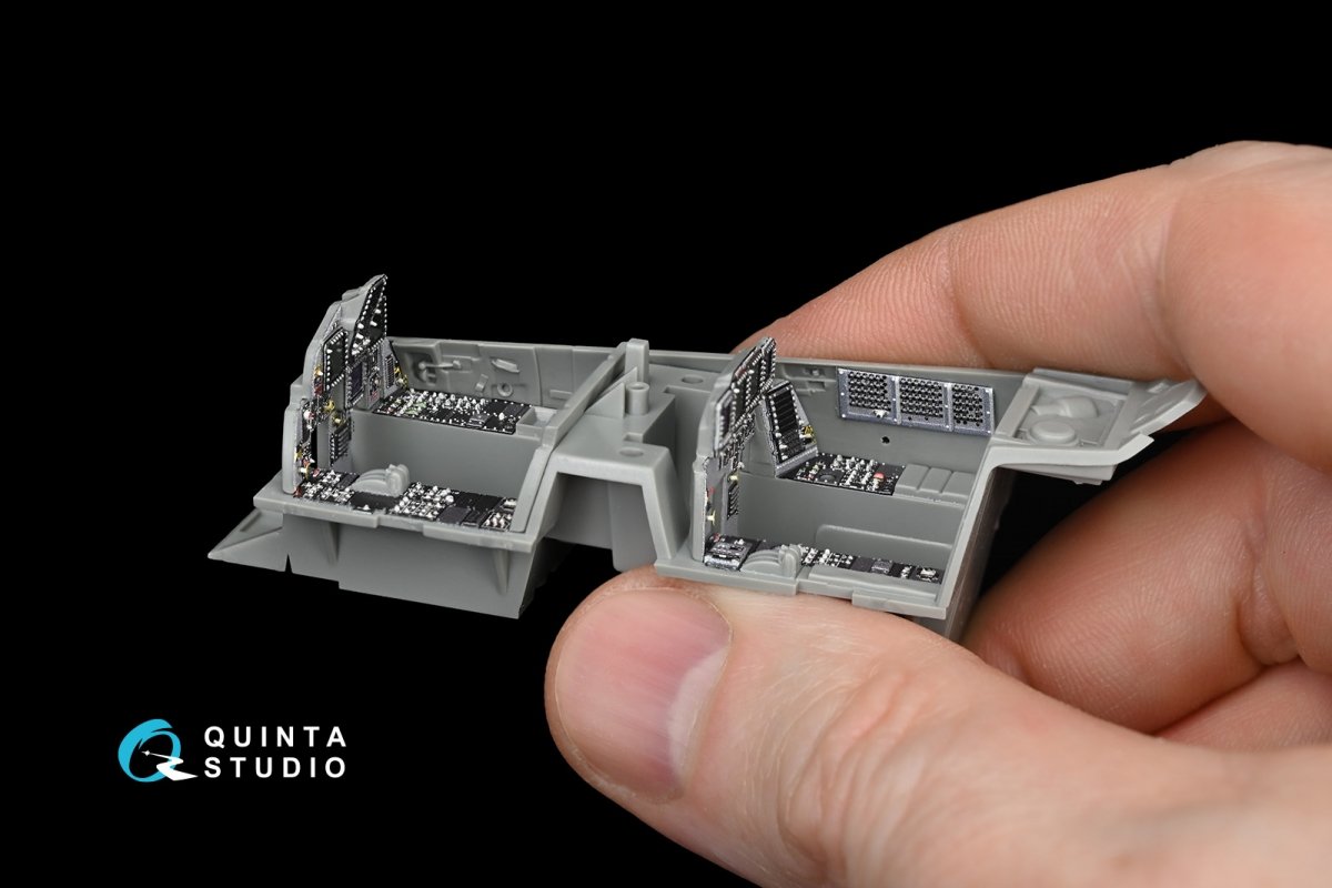 Quinta Studio QD48090 F-15E 3D-Printed &amp;amp; colored Interior on decal paper (for GWH kit) 1/48 – Bild 9