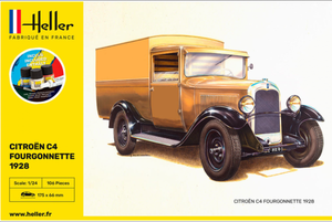 Heller 56703 - STARTER KIT Citroen C4 Fourgonnette 1926 in 1/24 – zdjęcie 3