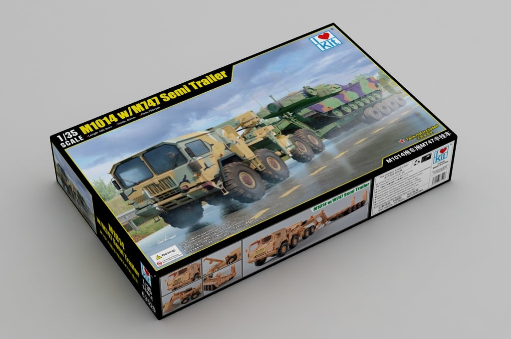 I Love Kit 63529 M1014 Trailer Towing M747 Semi-Trailer 1/35 – Bild 2