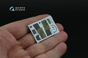 Quinta Studio QD72182 P-51D Mustang Late 3D-Printed &amp;amp; colored Interior on decal paper (Eduard) 1/72 – image 4