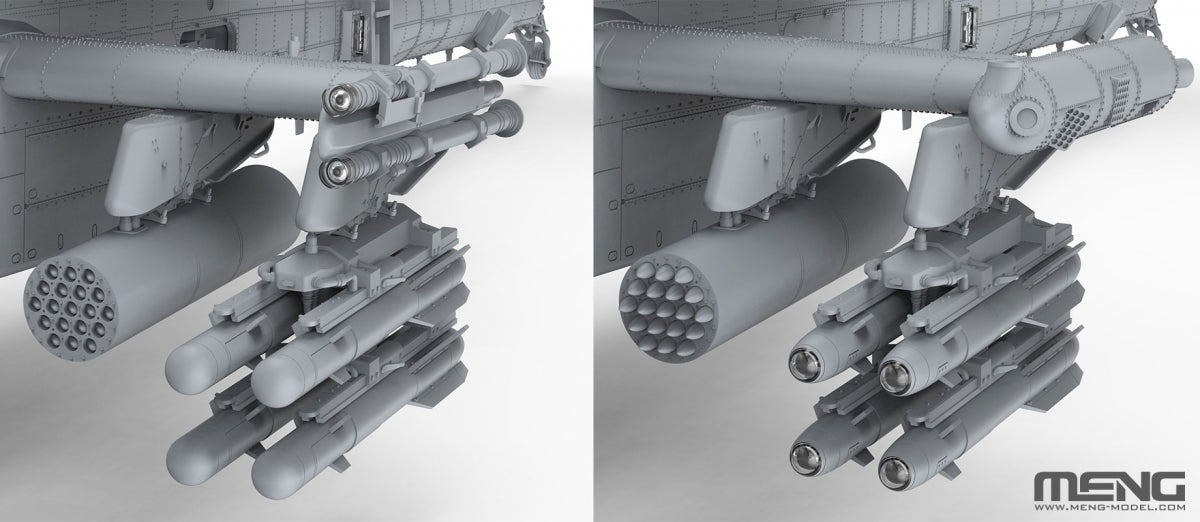 Meng Model QS-004 Boeing AH-64D Apache Longbow Heavy Attack Helicopter 1/35 – Bild 8