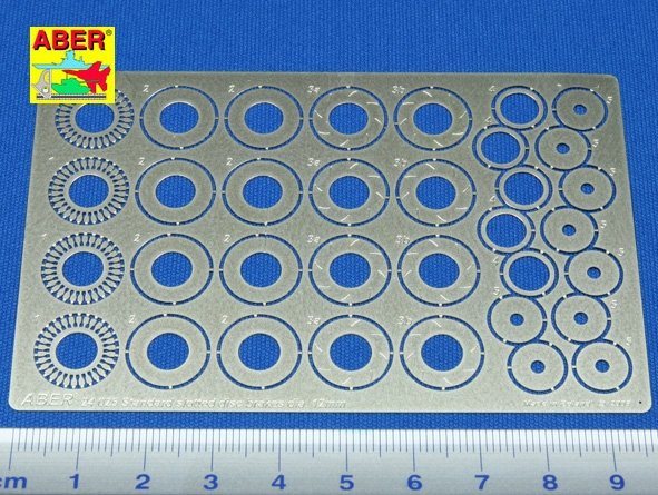 Aber 24025 Standard slotted brake discs dia. 12mm (1/24) – Bild 2