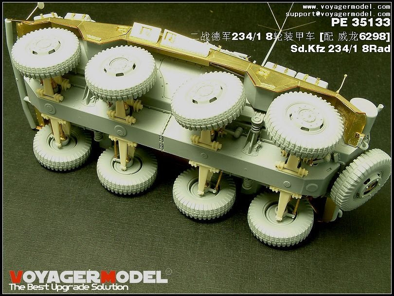 Voyager Model PE35133 Sd.Kfz 234/1 8Rad (For DRAGON 6298) 1/35 – obrázek 6