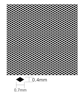 KA Models KA-00004 DIAMOND PATTERN MESH B 0.4mm X 0.7mm – imagen 4