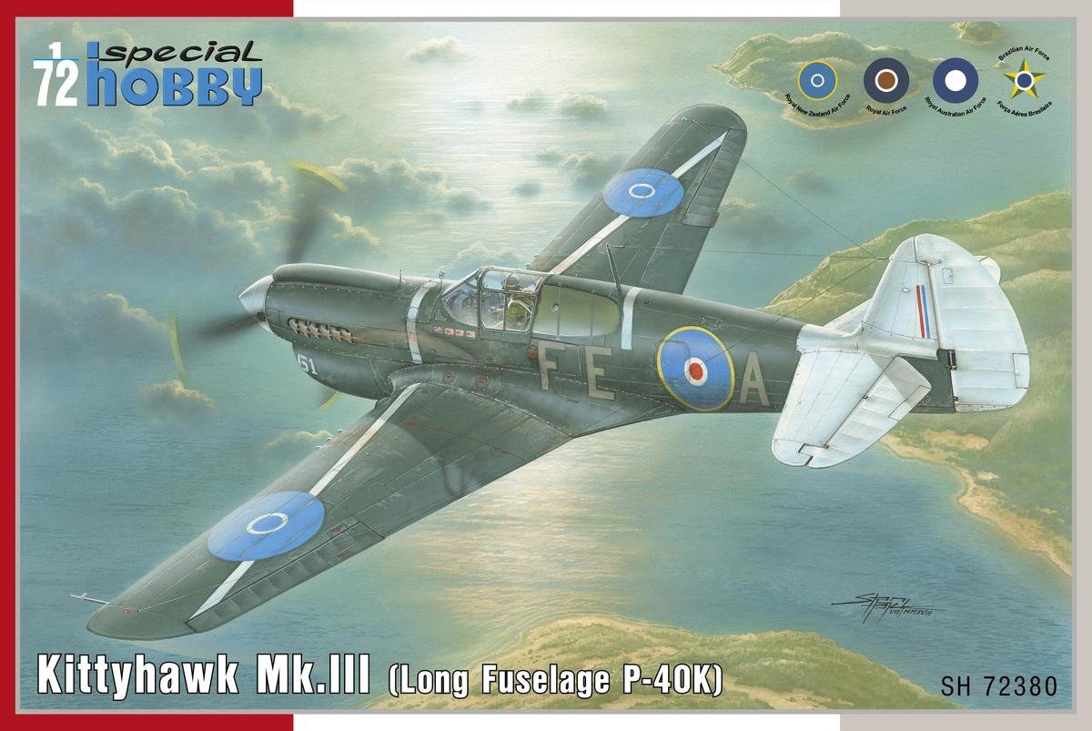 Special Hobby 72380 Kittyhawk Mk. III &amp;quot;P-40 K Long Fuselage&amp;quot; 1/72