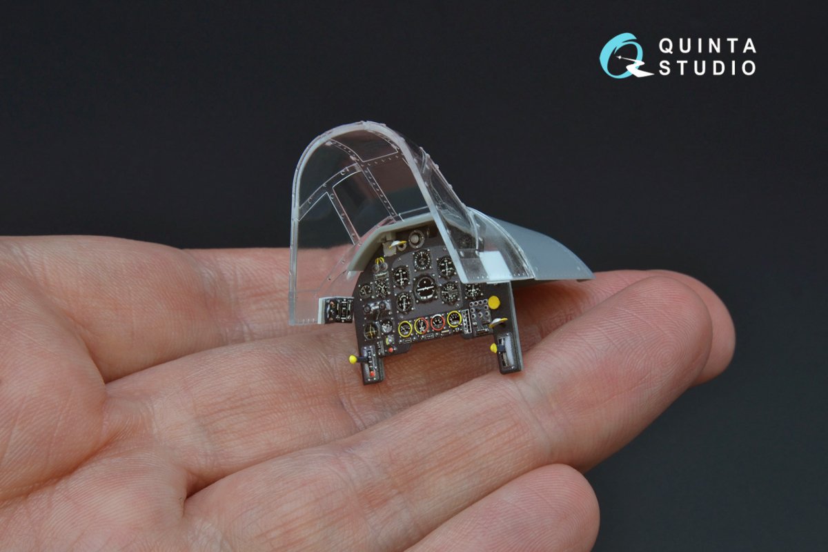 Quinta Studio QD32087 Ju87 D/G 3D-Printed &amp;amp; colored Interior on decal paper (Trumpeter) 1/32 – imagen 5