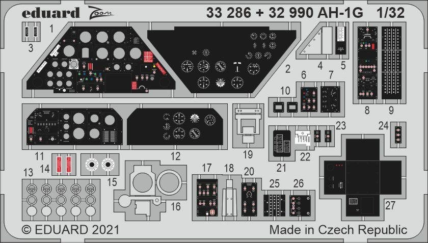 Eduard 32990 AH-1G ICM 1/32