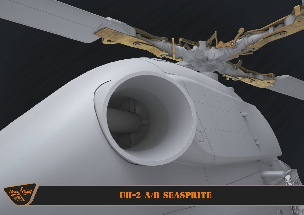 Clear Prop! CP72002 UH-2 A/B Seasprite ADVANCED KIT 1/72 – Bild 9