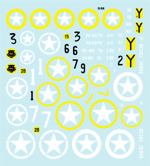 Star Decals 35-898 601st Tank Destroyer Battalion 1/35 – image 3