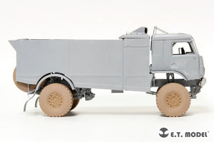 ET Model P35-131 KAMAZ-43509 Camion Roues affaissées et roues de secours pour kit Zvezda 1/35 – image 6
