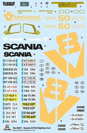 Italeri 3927 Scania S730 HIGHLINE 4x2 1/24 – Bild 3