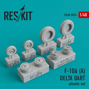 RESKIT RS48-0074 F-106 (A) Delta Dart wheels set 1/48