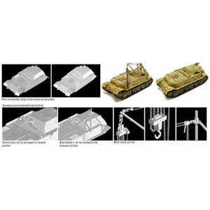 Dragon 6226 Bergepanzer Tiger (P) 1/35 – imagen 2