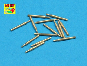 Aber 350L-36 Set of 14 pcs 152mm barrels for Kongo, Haruna, Hiei, Kirishima, Fuso, Yamashiro 1/350