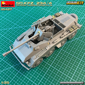 MiniArt 35427 Sd.Kfz. 234/4 SCHWERER PANZERSPÄHWAGEN 7.5 cm. INTERIOR KIT 1/35 – image 4