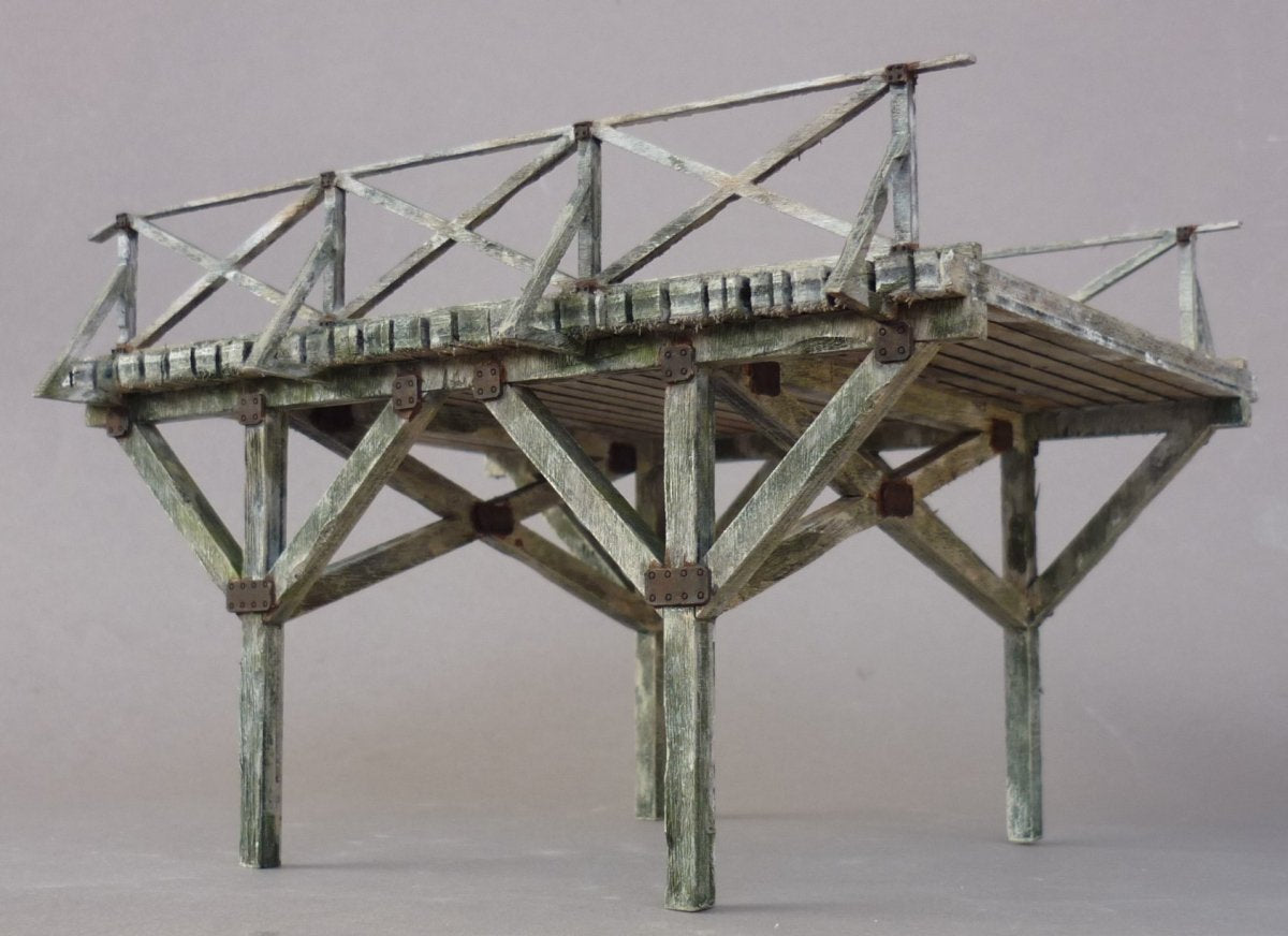 RT-Diorama 35546 Wooden bridge 1/35 – Bild 3