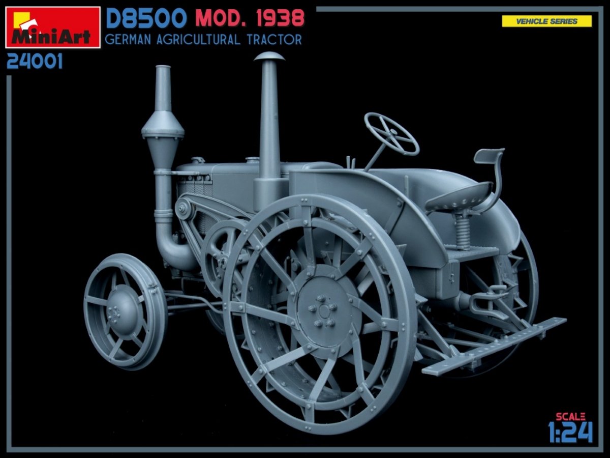 MiniArt 24001 GERMAN AGRICULTURAL TRACTOR D8500 MOD. 1938 1/24 – image 13