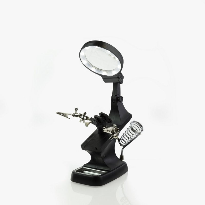 Poste de travail Modelcraft PCL2400 avec bras articulés et loupe LED