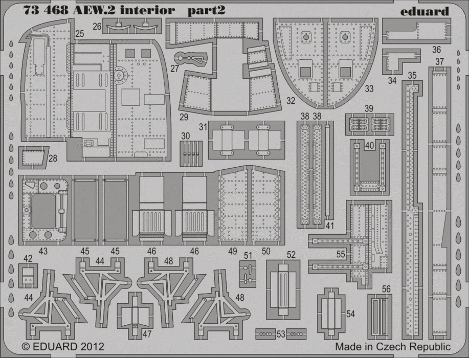 Eduard 73468 Sea King AEW.2 interior SA 1/72 CYBER HOBBY – Bild 3
