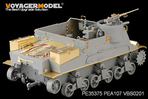 Voyager Model PE35375 WWII US M7 Priest Mid Production w/Ammunition case/telephone set for DRAGON 6637 1/35 – obrázek 10