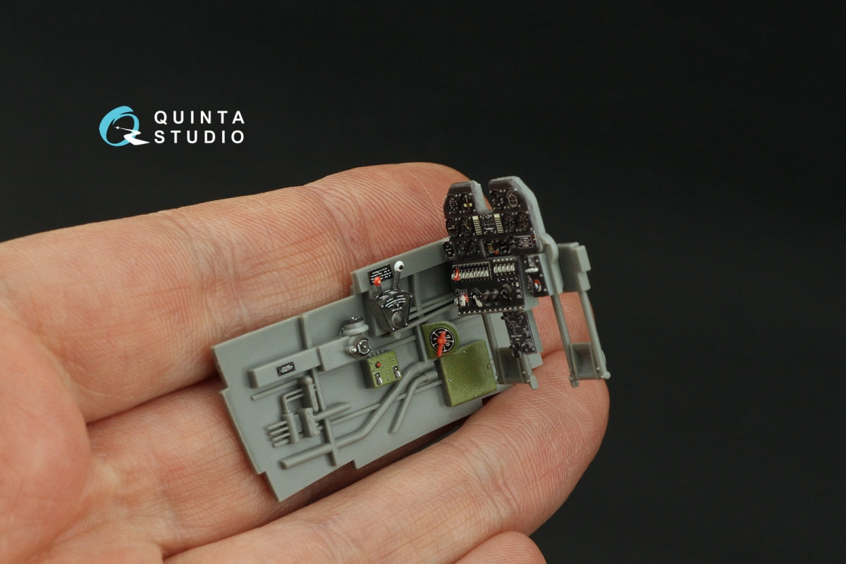 Quinta Studio QD32217 P-40N early 3D-Printed colored Interior on decal paper (Hasegawa/Eduard) 1/32 – image 8