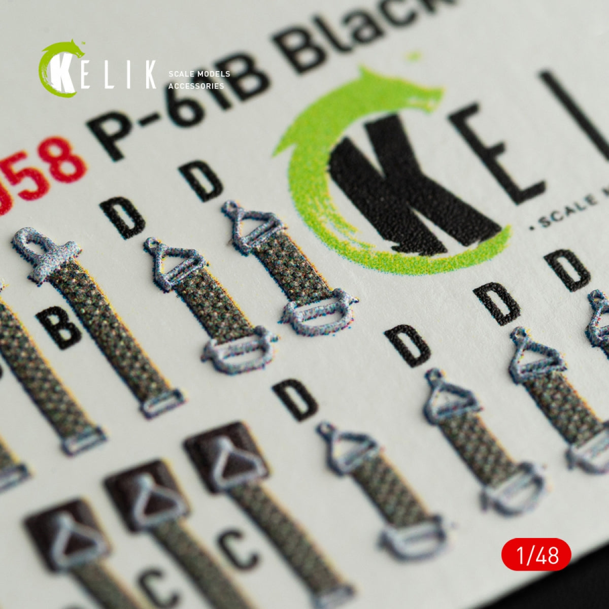 KELIK K48058 P-61B BLACK WIDOW INTERIOR 3D DECALS FOR GWH KIT 1/48 – Bild 5