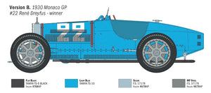 Italeri 4716 Bugatti Type 35B - Targa Florio 29/Monaco GP 30 1/12 – obrázek 6
