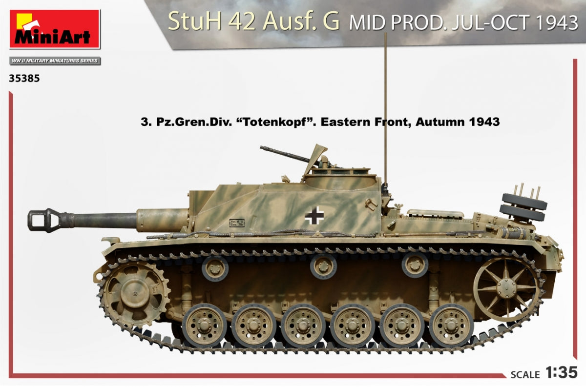 MiniArt 35385 StuH 42 Ausf. G MID PRODUCED BY JUL-OCT 1943 1/35 – immagine 7