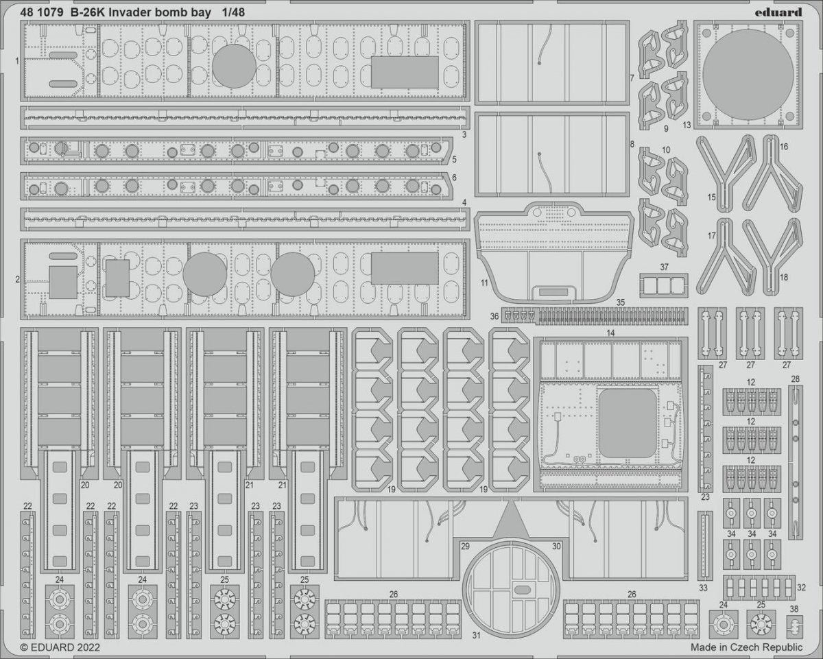 Eduard BIG49326 B-26K Invader ICM 1/48 – image 3