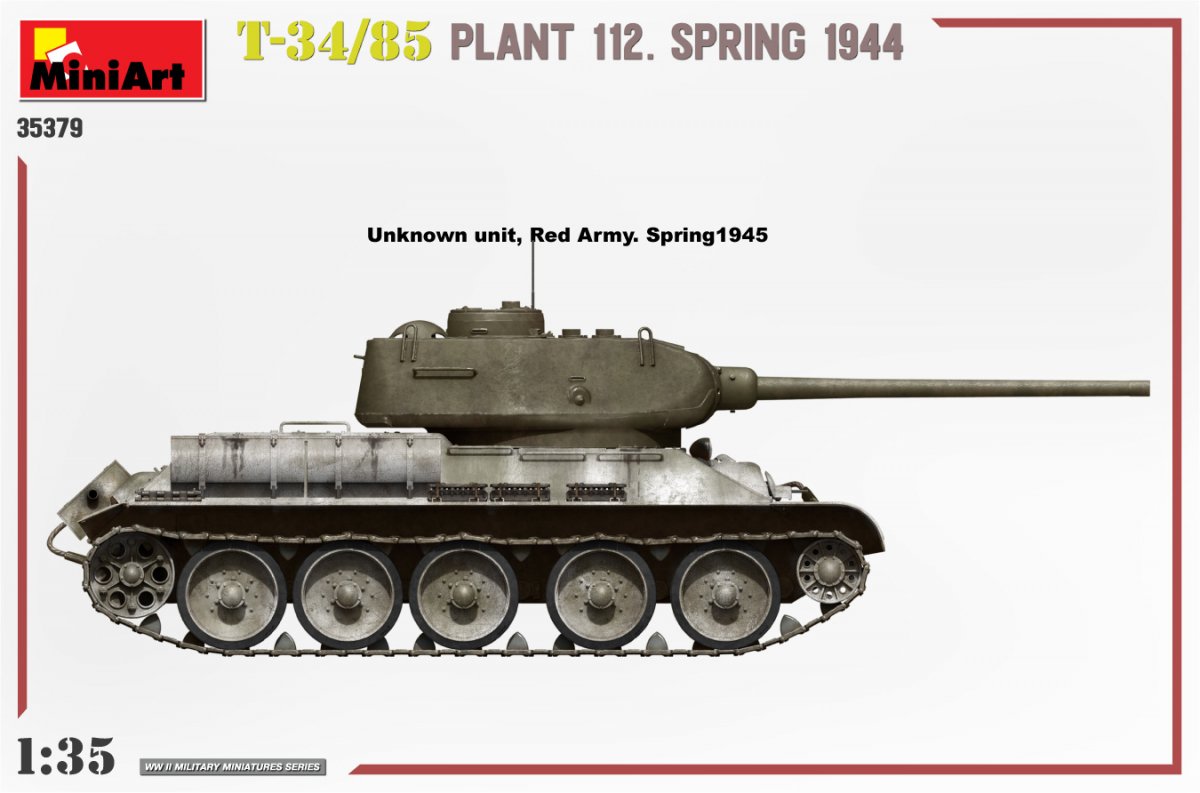 MiniArt 35379 T-34/85 PLANT 112. SPRING 1944 1/35 – zdjęcie 9