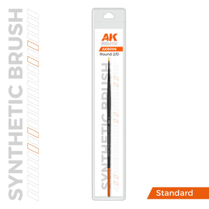 AK Interactive AKB006 AK SYNTHETIC BRUSH – ROUND 2/0 – zdjęcie 2