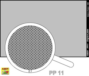 Aber PP11 Engrave plate (88 x 57mm) - pattern 11 – immagine 2