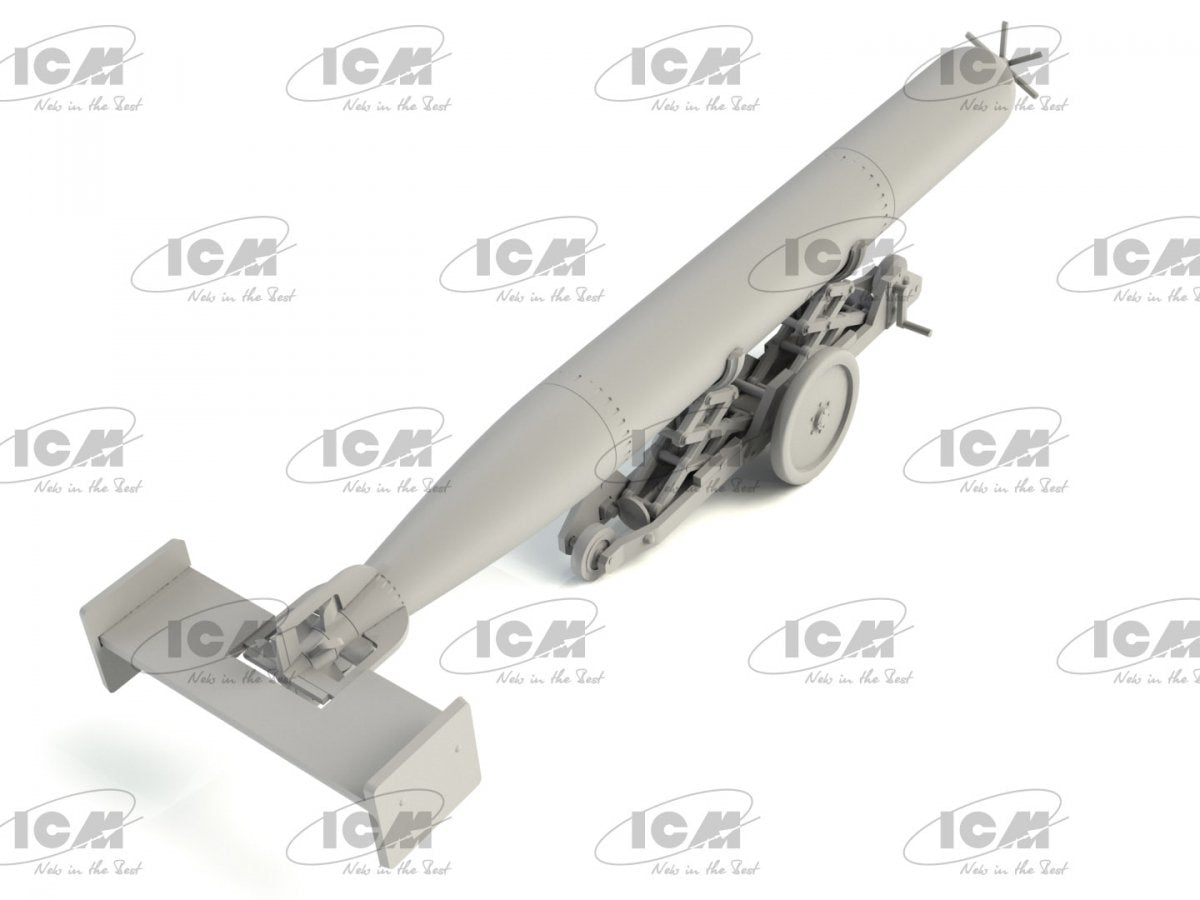 ICM 48405 WWII British Torpedo Trailer 1/48 – obrázek 3
