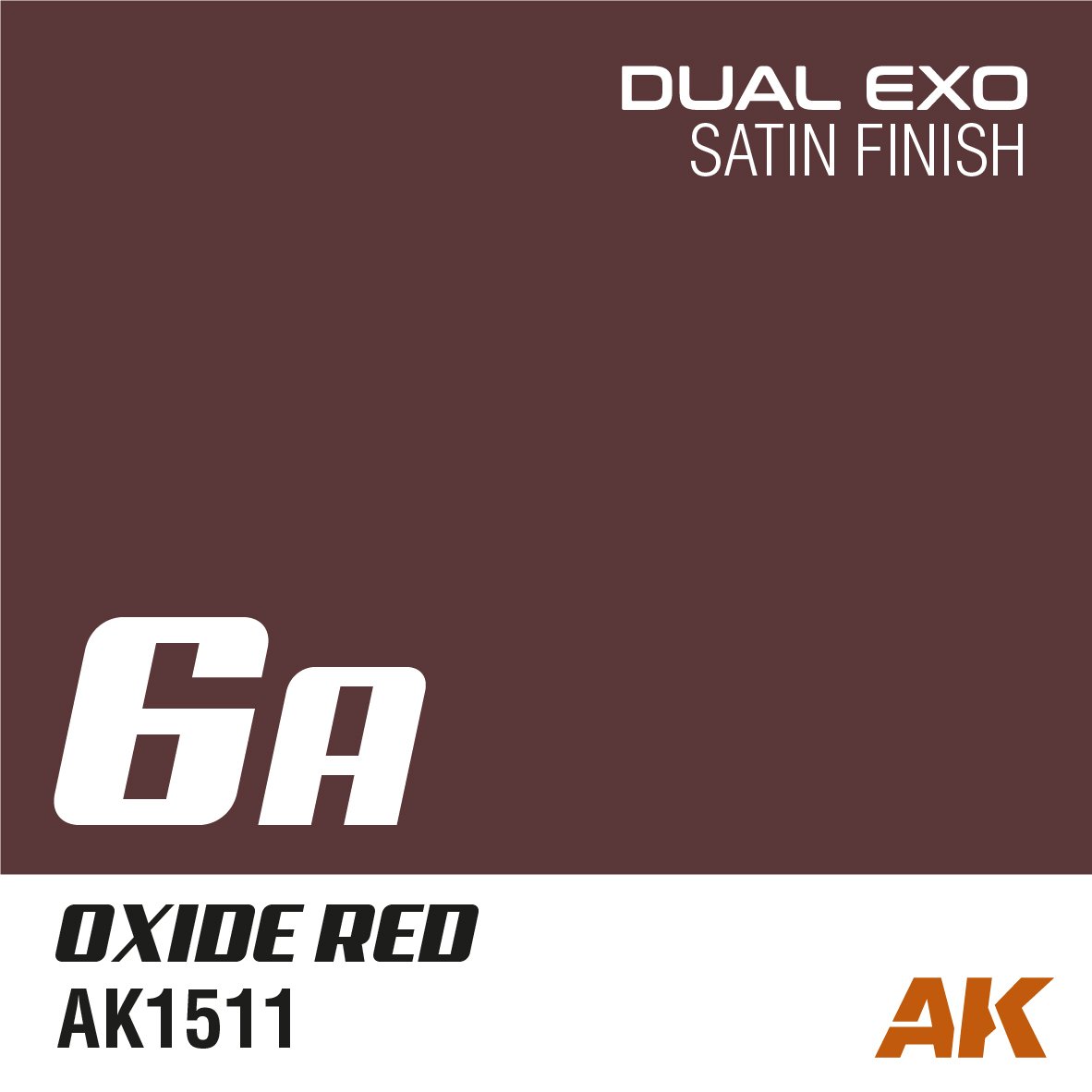 AK Interactive AK1511 DUAL EXO 6A – OXIDE RED 60ML – image 2