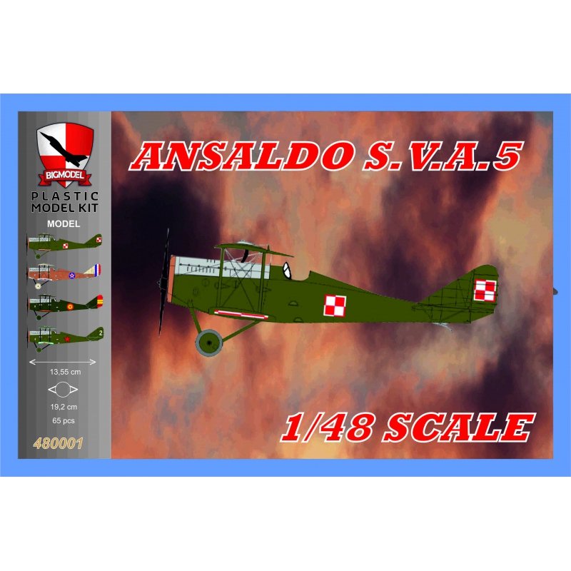 Big Model 480001 ANSALDO SVA 5 1/48