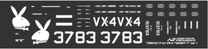 HobbyDecal AL72001V1 F-4J VX-4 Vandy1 Black Bunny October 1972 1/72 – image 3