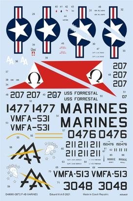Eduard D48095 F-4B MARINES TAMIYA 1/48 – zdjęcie 2