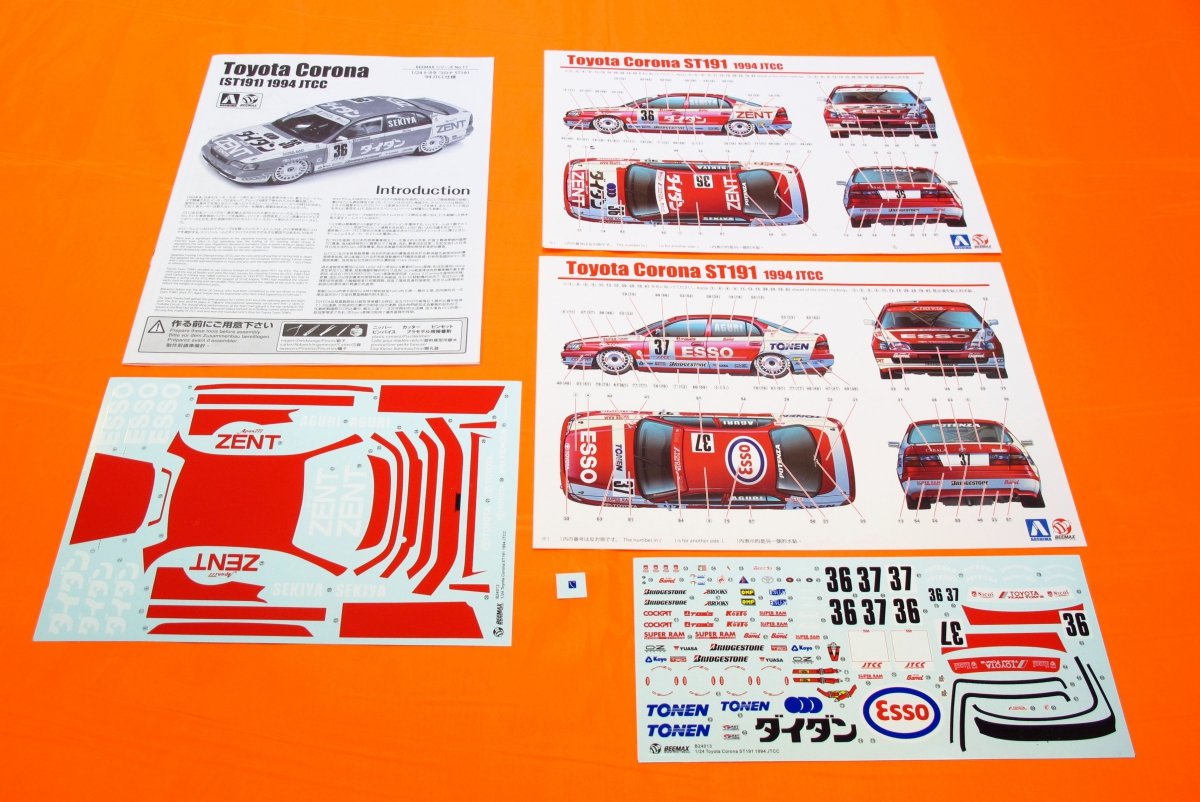 Beemax 24013 Toyota Corona (ST191) &amp;#39;94 JTCC 1/24 – obrázek 9