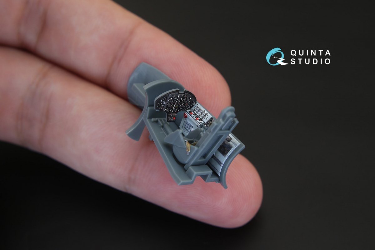 Quinta Studio QD72026 MiG-15 3D-Printed &amp;amp; colored Interior on decal paper (for Eduard kit) 1/72 – Bild 7