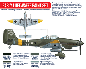 Hataka HTK-AS02 Early Luftwaffe paint set 4x17ml – image 2