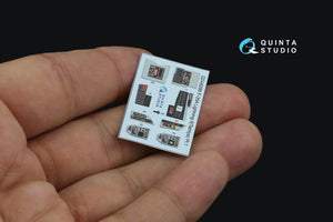 Quinta Studio QD48288 F-35A 3D-Printed &amp;amp; colored Interior on decal paper (Tamiya) 1/48 – image 5