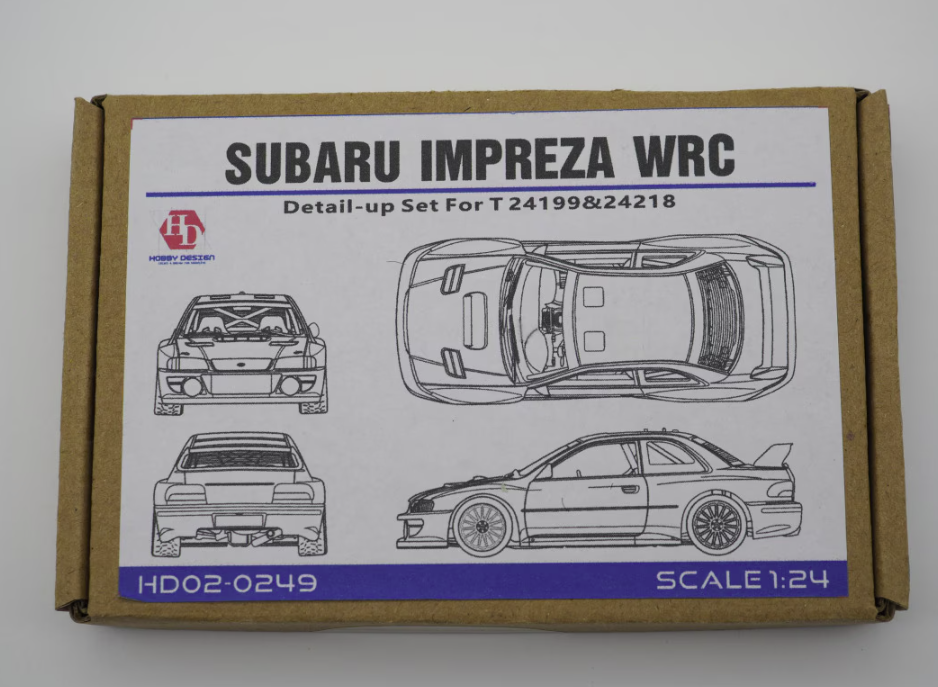 Kit de photodécoupe Hobby Design HD02-0249 pour Subaru Impreza WRC 98 Tamiya 1/24 – image 2