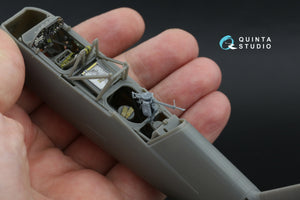 Quinta Studio QD+48582 Westland Lysander Mk.I 3D-Printed &amp;amp; colored Interior on decal paper (Airfix) (with 3D-printed resin parts) 1/48 – immagine 9
